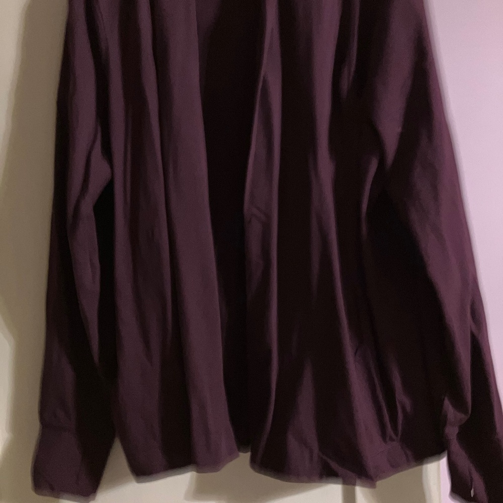 Pact airplane wrap cardigan burgundy xl